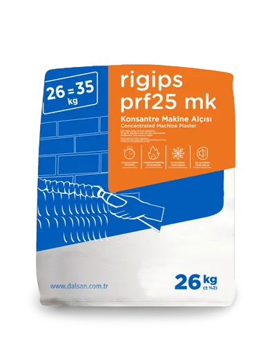 Rigips PRF 25 Konsantre Makine Sıva Alçısı